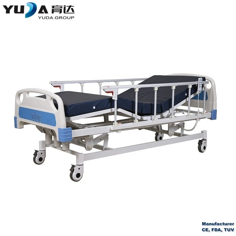 Cama de enfermagem elétrica de três funções