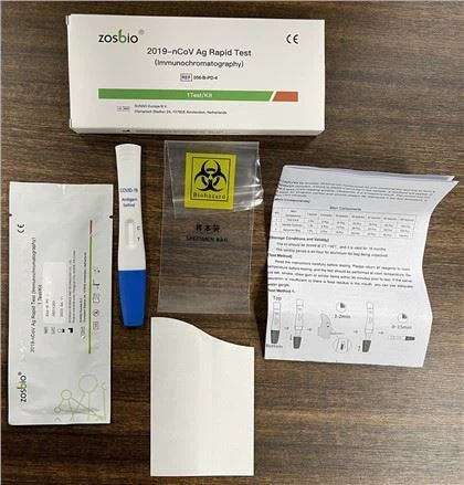 Kit de teste de antígeno para saliva